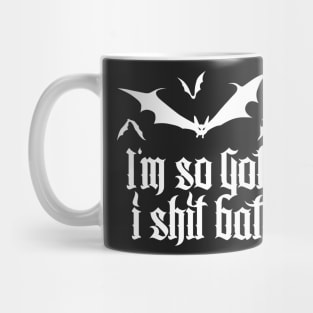 I'm so Goth I shit Bats No.2.2 (white) Mug